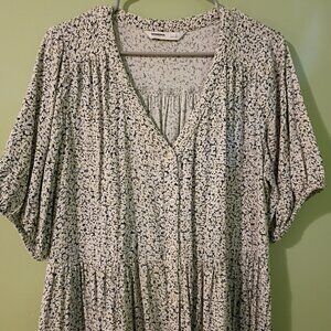 Sonoma Tiered Floral Midi-Dress